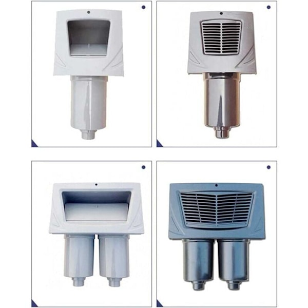 Sæt med 2 patroner til Jacuzzi-filter, til spa, Unicel 6CH 940, Pleatco PWW50P3, Waterway Front Access Skimmer og Filbur FC 0359