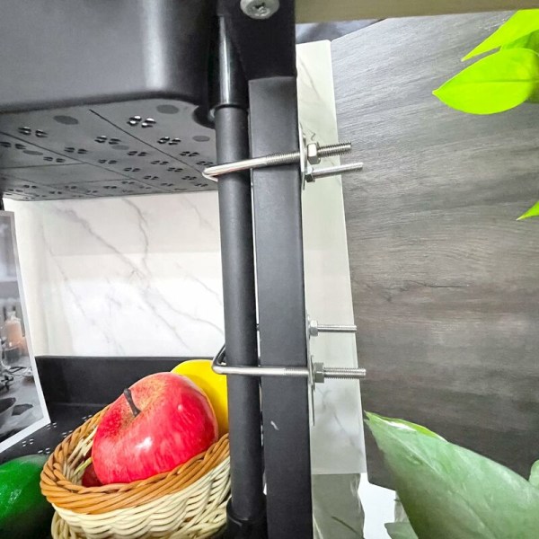 U-pultit, neliömäiset U-pultit, 60x120mm ruostumattomasta teräksestä valmistetut U-pultit, M8 U-pultti mutterilla, runkoputkella ja aluslevyllä, M8 U-pultti levyjen ja putkien kiinnittämiseen (60 x