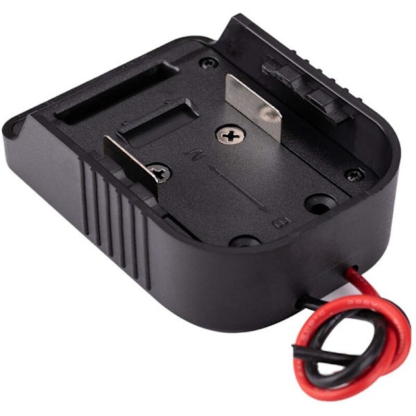 Strømhjul Adapter til 18V/14.4 Batteri Connector Dock Holder med 12 Wires Awg