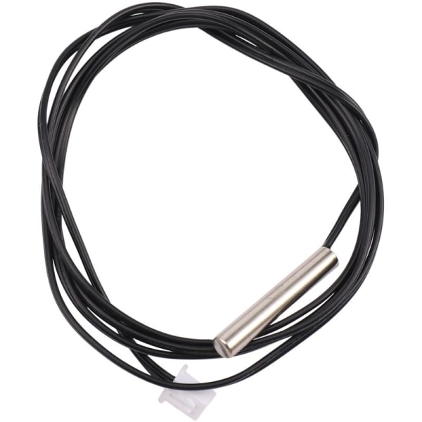 5 stk 1 meter vanntett temperatursensorprobe, 10K 3950 NTC rustfritt stål termistorprobe, digital forlengelseskabel, CPU temperatursensor, Bl