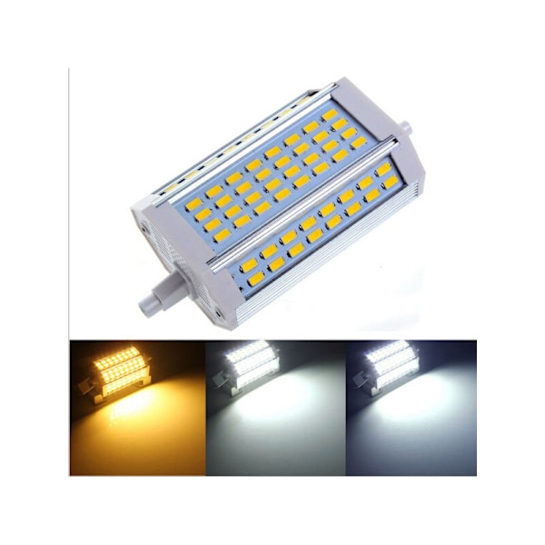 30W R7s Dimbar 118MM LED-lampa Varmvit 2800K J118 Dubbeländad Floodlight 3000lm Motsvarar 300W Halogenlampa för Hem, Vardagsrum, Balkong,
