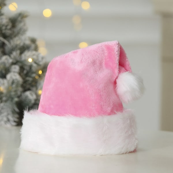 Juleplys Julehat Ekstra Tykket Big Ball Julehat Pink