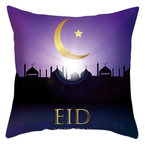 4 stykker Ramadan putedekor Eid Mubarak måne sofa pute for måne sofa pute