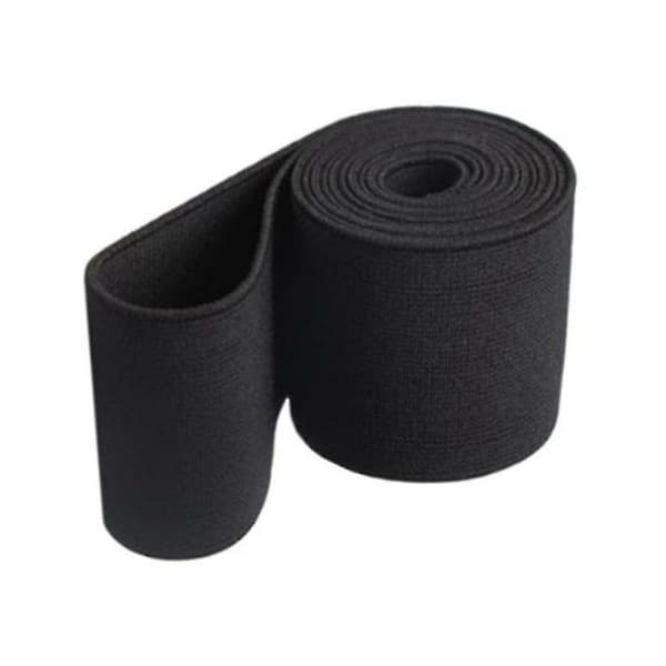 Elastisk bånd 5 meter 40 mm bred svart--
