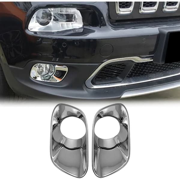 For 2014-2018 ABS Chrome Tåkelys Deksel Trim Ramme Dekorasjon
