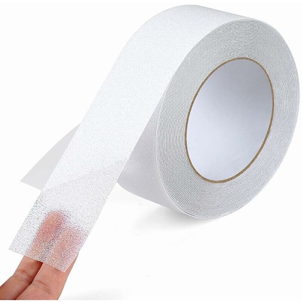Klæbende skridsikker tape, 5cm10m, skridsikker sikkerhedstape, skridsikker træktape, forhindrer ældre, børn og kæledyr i at glide/falde, gennemsigtig