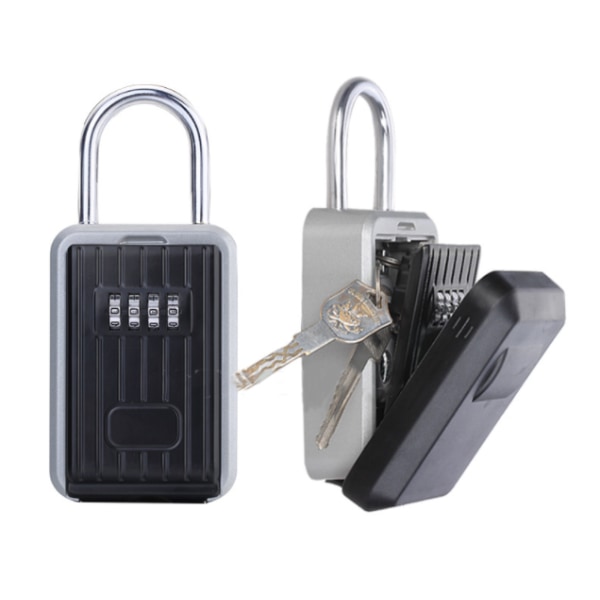 Nyckelskåp Säker nyckellåda Väggmonterad nyckellåda med 4-siffrig Digita