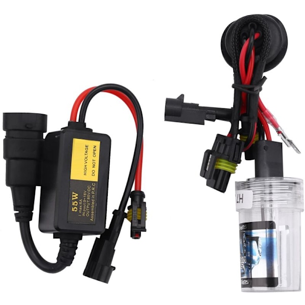 2 kpl Xenon HID -ajovalopolttimoa Sumuvalolamppu Auto Kaikki yhdessä Mini-koko Superkirkas Sarja 3000K (H7)