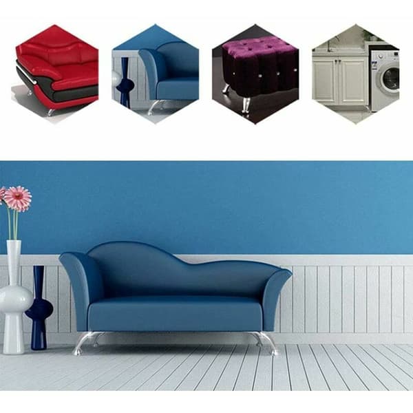 Tykke rustfrie stålsofaben, Starlight møbelben, kromfødder, møbelskabssengsofaben, til sofaer, stole, skamler, skabe ，4 stykker