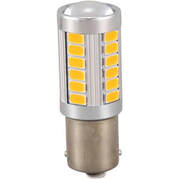 4 stk. 1156Py Bau15S Py21W Led 33 Smd Bil Baglygte Blink Brems Baklygte Signalpære Y
