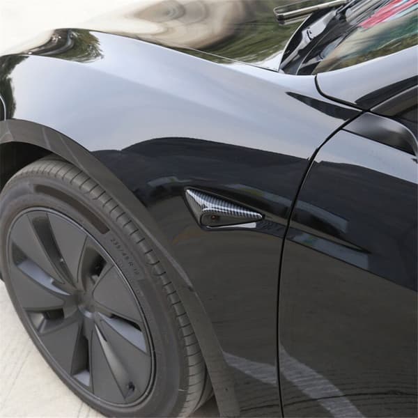 Sidokamera-kåpa för Model 3 2024, 3+ blinkers, sidogarder