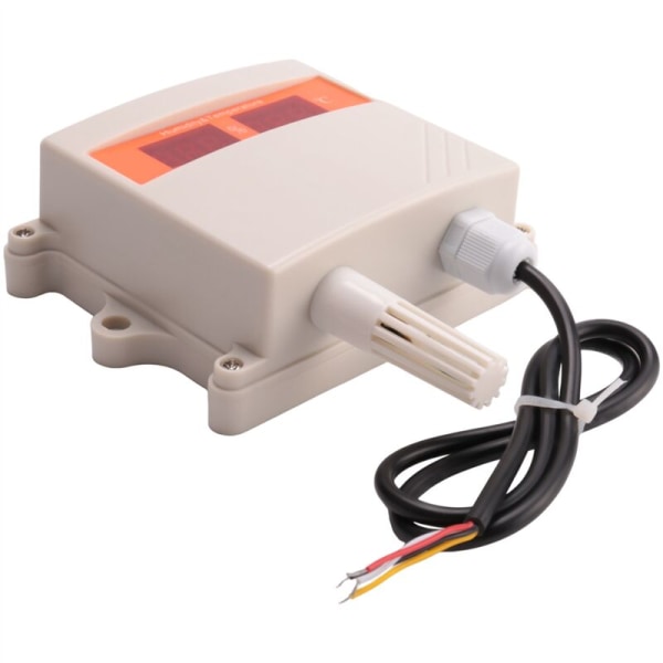 RS485 Temperatursensor og fuktighetssensor Vanntett digital lufttemperatur- og fuktighetssender LED-skjerm (C)