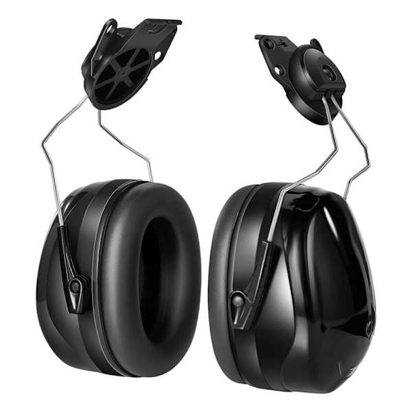 Helmet-Mounted Earmuffs, NRR 22DB Adjustable Noise Canceling Headphones, Comfortable Helmet-Mounted Hearing Protection