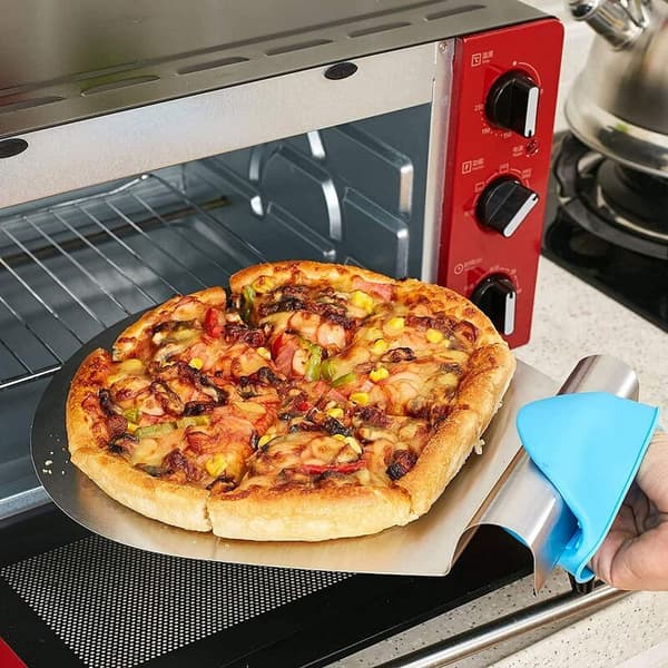 Kagespade i rustfrit stål, pizzaspade i rustfrit stål, pizzaspade i rustfrit stål-