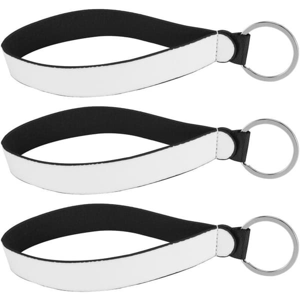 30 stk. Sublimering Blanke Armbåndsremme Nøglering Håndledsrem Holder