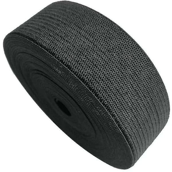 Elastisk bånd 5 meter 40 mm bred sort--