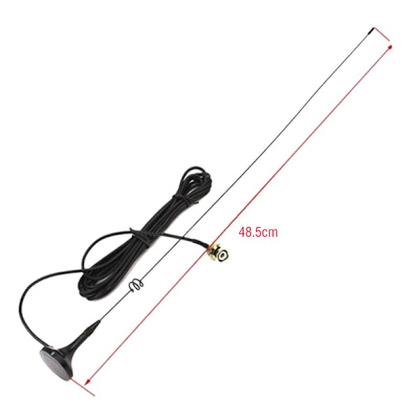 3X BNC-M UHF + VHF-fordonsmonterad antenn för UT-108UV