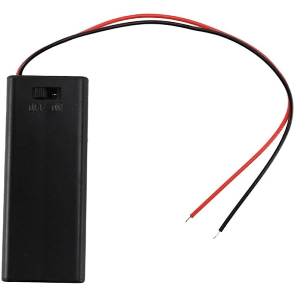 2 stk. 2xAAA 3V batteriholder batteriholder a/kontakt m låg