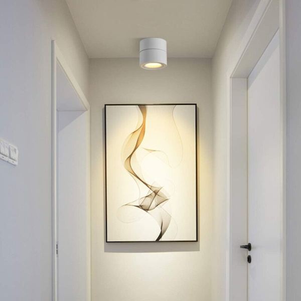 Kampagne, 12W LED-loftspot loftslampe, justerbar lampehusvinkel, lampespots, loftspot, loftslampe, justerbare loftspot, LED