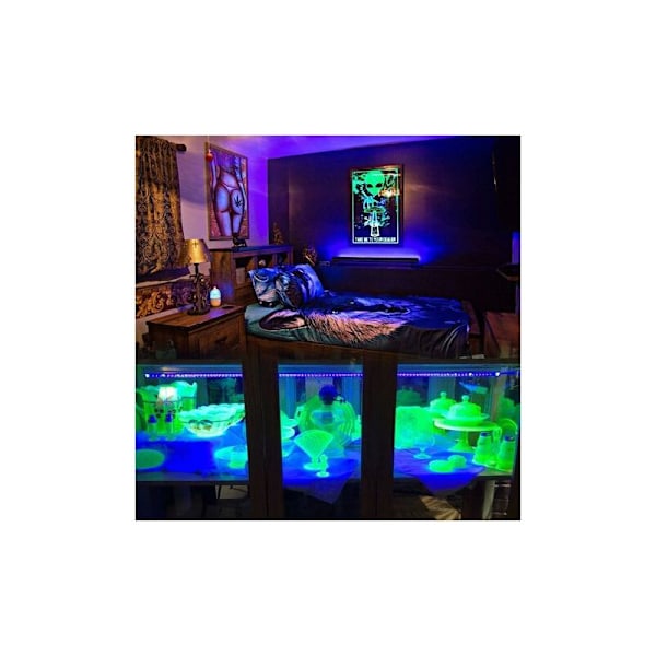 10W LED Rør Sort Lys, 48 LED UV Lysstang, DJ Disco Lys, Sort Lys til Halloween Julefest Kropsmaling Maling Makeup Neon