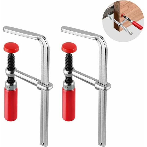 Guide Rail Clamp 2 stycken 160x60mm för MFT Guide Rail och Guide Rail System, 220KG Klämkraft