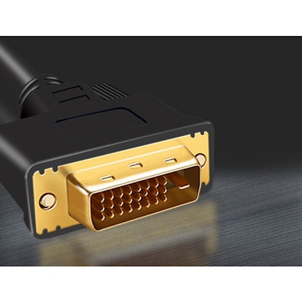 DVI-D Hann til 24+1 Pins Data Linjekabel HD Datamaskin Monitor Video Tilkobling