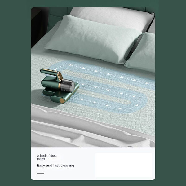 DGS-K1 Mideremover 4800MAH Bærbar Trådløs Genopladelig 14Kpa Støvsuger UV Germicidal Mideremover-A