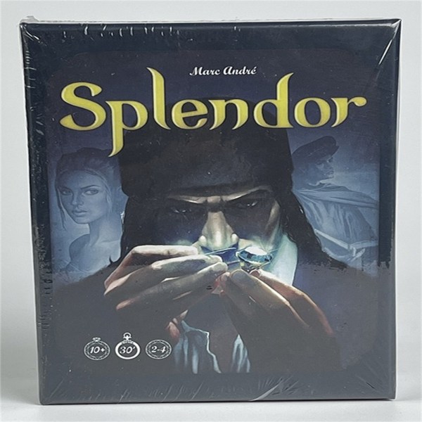 Strategiaa ja nopeaa hauskanpitoa, perhepeli, joka sopii yli 10-vuotiaille Splendor mini edition