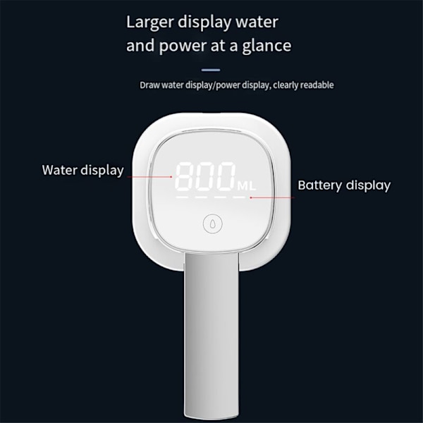 Automatisk strömbrytare hopfälld drickspump USB automatisk elektrisk dricksflaskpump hemdispensering vit