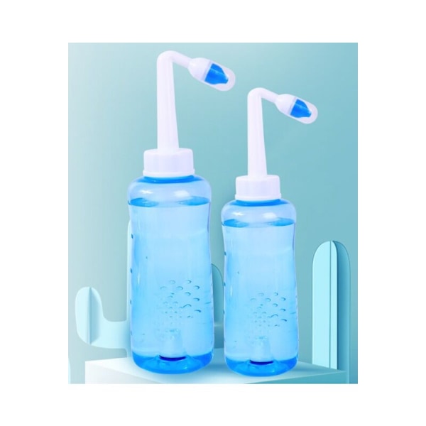 300 ml Pullo - Nenähuuhtelusetti/Sierainten Huuhtelusetti/Sierainten Huuhtelusetti/Nenähuuhtelu/Nenän Kastelu/Neti-Ruukku/Nenäsuihku
