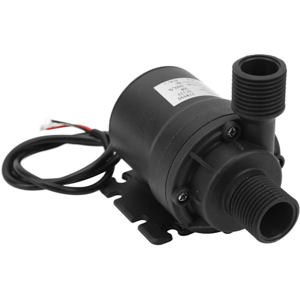 Harjaton vesipumppu DC12V, matala melu, nostoa 8m, 30W, kotikuljetusjärjestelmille