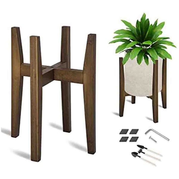 Växtstativ Modern Justerbar Inomhus Växtstativ Hörn Blomsterstativ för Inomhus Utomhus Lämplig för 18-30cm Krukor