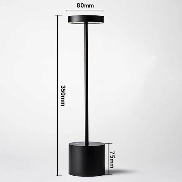 LED Bar Bordlampe Moderne Restaurant Middags Stativ Lys Oppladbart Batteri Skrivebordslampe Spisestue Hjemmedekor