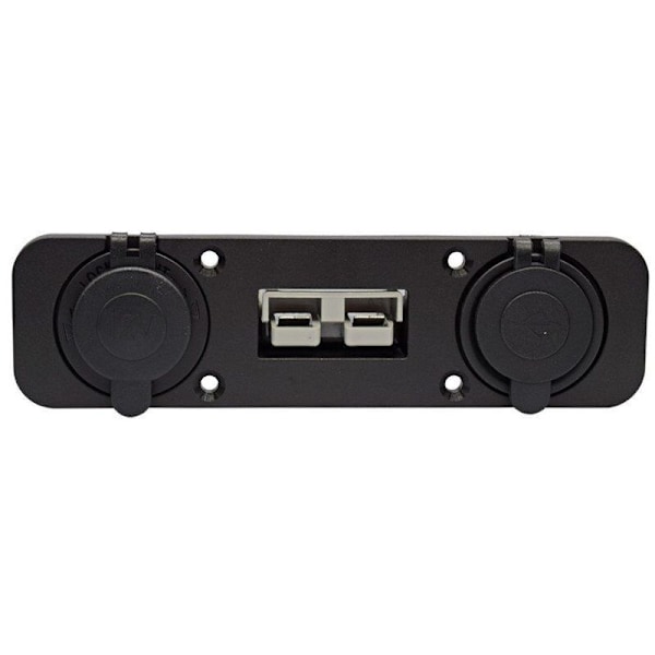 Anderson Flush Mount Strømuttak Dual USB Lader med C-Sigarett Lighter Panel for Truck Båt Caravan