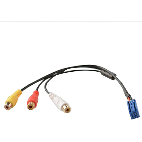 AV-In ljud- och videokabel för huvudapparat A/V-port blå 6-stifts 3040