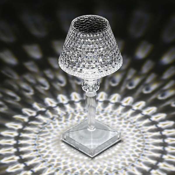 16 farver touch krystal bordlampe USB dæmpning romantisk sengelampe dekorativ bordlampe til restaurant bar