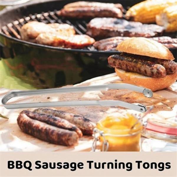 2 Pølsevender Tang, Kjøkken, Grill, Grillpølser, Lang Håndtak Kjøkkentang