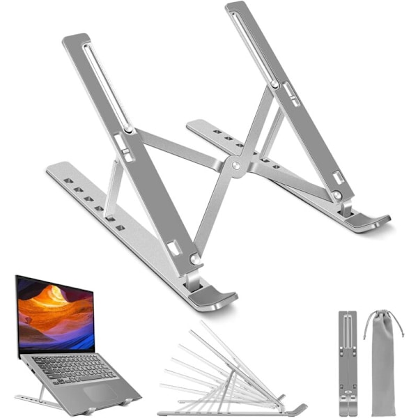 Laptop Stativ, Justerbar Laptop Stativ, Aluminium Laptop Stativ