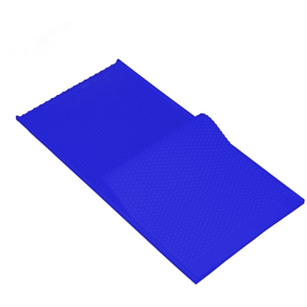 2 kpl 5,4 mm silikonimehiläisvahamuotti Mehiläisvahapuristimen muotti Mehiläistarvikkeet 44x28cm Tummansininen