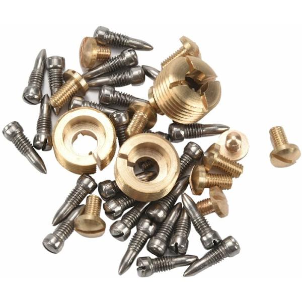 101 st/set DIY Alt Saxofon Reparationsdelar Skruvar + Sax Tryckknapp Inlägg + Fjädrar Blåsinstrument Tillbehör
