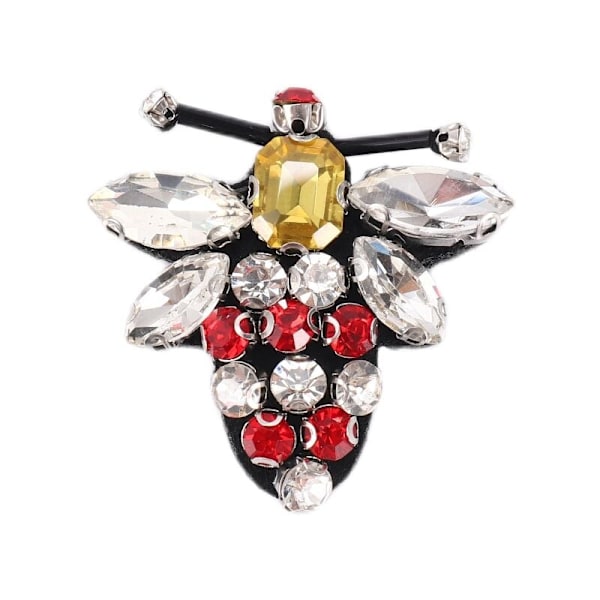 Manuell Rhinestone Pärlor Piece Cool Bees Sy På Mode Kristall Pärlor Piece för Kläder Väska Skor Dekoration Söt Piece Gul