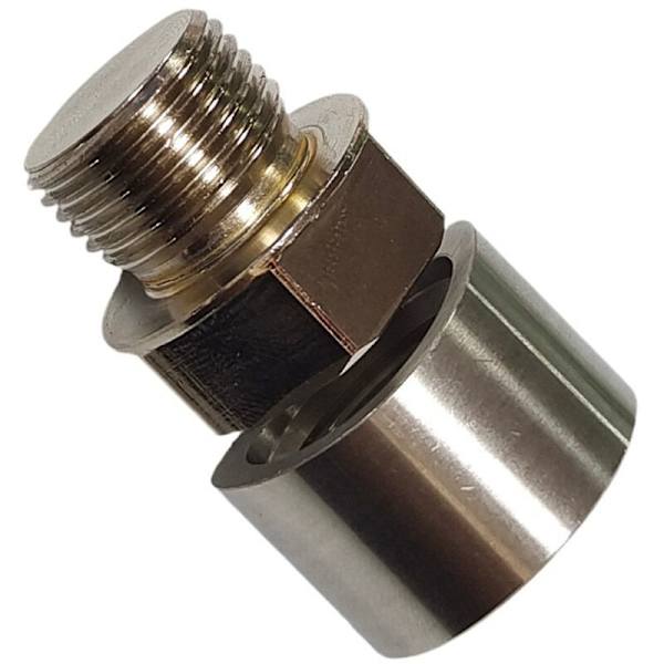 Auton muutospalveluosat Auto Oxygen Sensor O2 Socket Nut Cap X 1.5 Screw -lisävarusteet