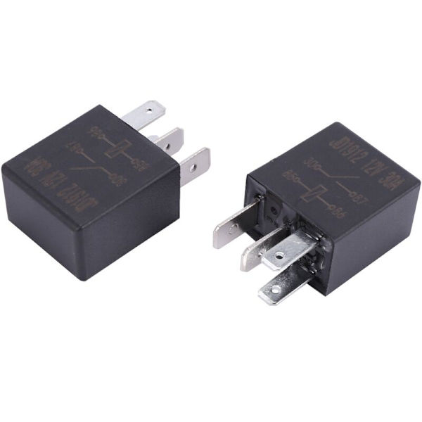 5 x 30A AMP 12V 4-bens SPST Bilrelæ Kit til Blæser Brændstofpumpe