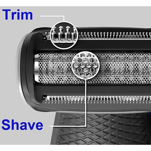 BG2000 Ersättningshuvud för kroppsrakare för Bodygroom BG7040 BG7030 BG5025 BG2039