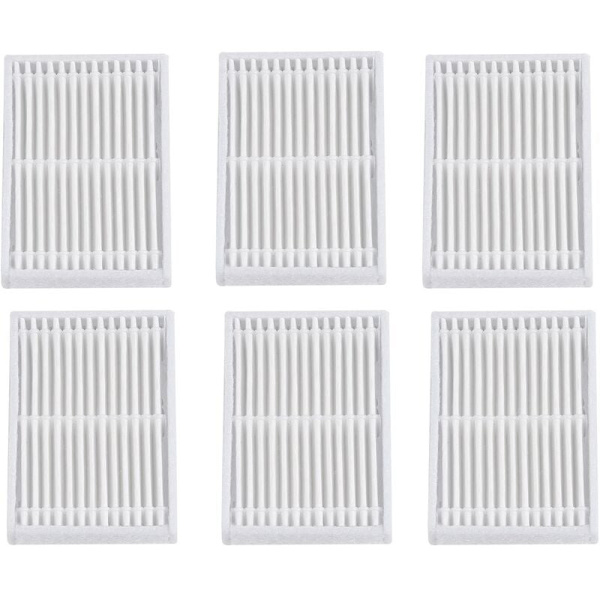6 stk HEPA-filter til Panda X600 Pet Kitfort KT 504 for robotstøvsuger
