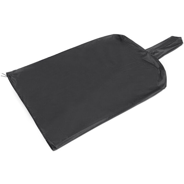 Utomhus pizzaugn skydd, skyddande överdrag för trädgårdsugnar med dragsko, vattentät, dammtät, svart Oxford 45×65×165Cm