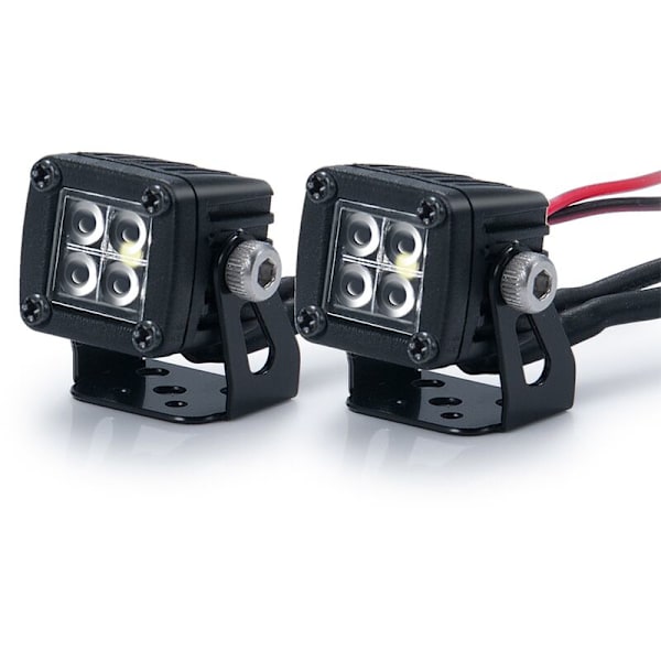 Muokatut ajovalot Valonheittimet Auton kattovalot Puskurin valot AXIAL SCX10 TRX4 TRX6 1/10 RC-autoon,A