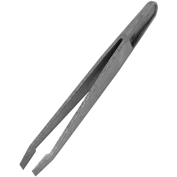 6 stk. Antistatisk pincet i plast, størrelse 1/2/3/5/6/8 (sort)