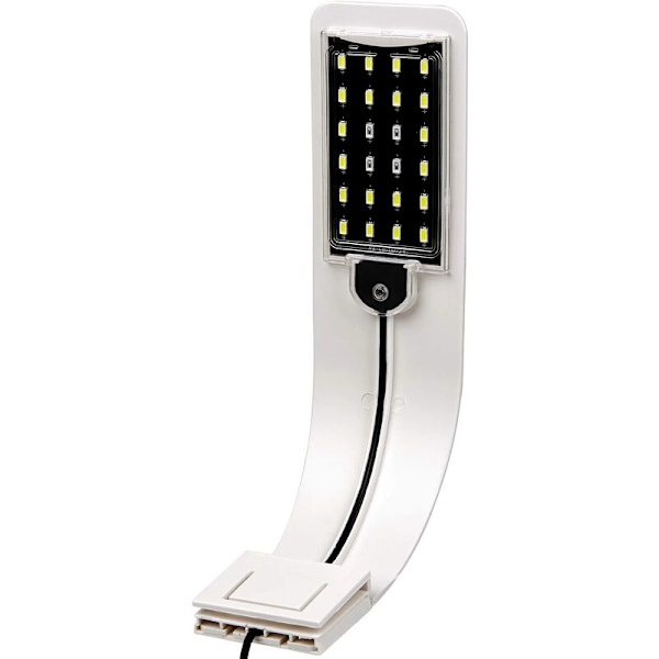 LED Akvarielampe Super Tynd Akvarielys med Hvidt og Blåt Lys, 2.5A, Hvid