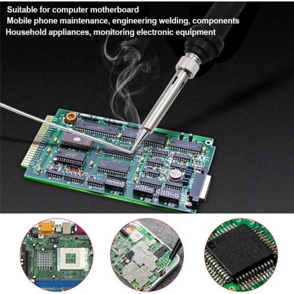 Loddefri loddejern med harpikskerne til elektrisk lodning 0,8 mm